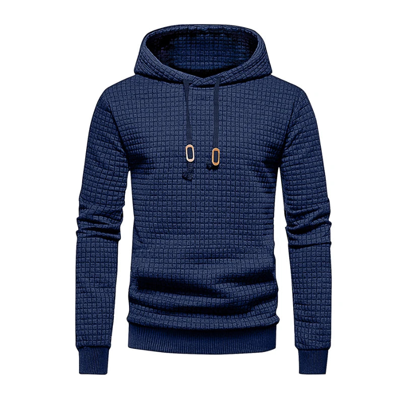 New men's hooded pullover fall casual Slim long-sleeved warm men's sweater knit sweater loose tops outdoor sports men's clothing