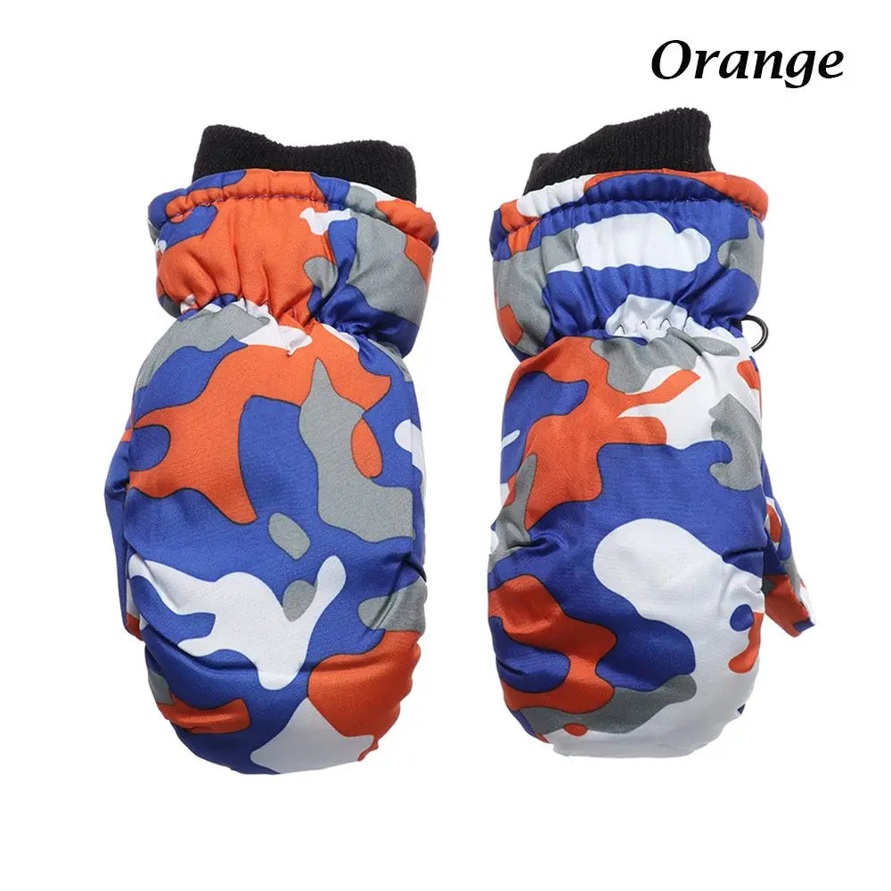 Baby Kids Gloves Winter Warm Thick Windproof Cartoon Rabbit Full Finger Mittens For Children Toddler Boys Girls 0-5 Years