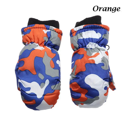 Baby Kids Gloves Winter Warm Thick Windproof Cartoon Rabbit Full Finger Mittens For Children Toddler Boys Girls 0-5 Years