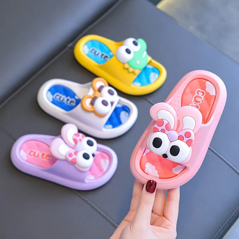 Summer children's slippers boys shoes non-slip soft bottom indoor bath family slippers kids shoes for girl