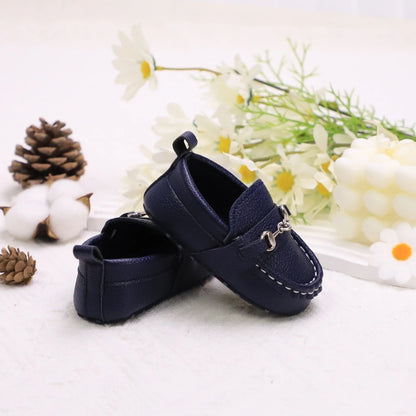 Casual Slip On Low Top Loafer Shoes For Baby Boys, Lightweight Comfortable Non Slip Flat Shoes For Indoor Outdoor Walking, Sprin