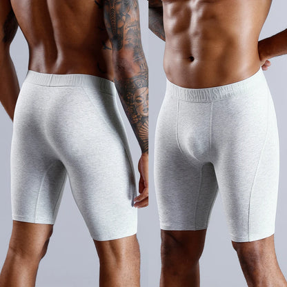 2024 New Style Cotton Boxer Long Leg Underwear For Man Shorts Big Size And Panties Homme Luxury Brand Boxerhomme Underpants