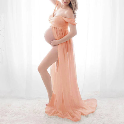 Maternity Dresses For Photo Shoot Sexy Robe Grossesse Shooting Photo Maxi Dress Wedding Party Photography Pregnant Women Clothe