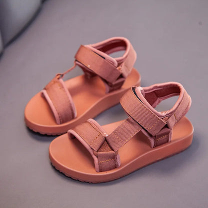 2021 Summer Boys Sandals Casual Children Kids Shoes Rubber School  Breathable Open ToeBoy Beach Sandal