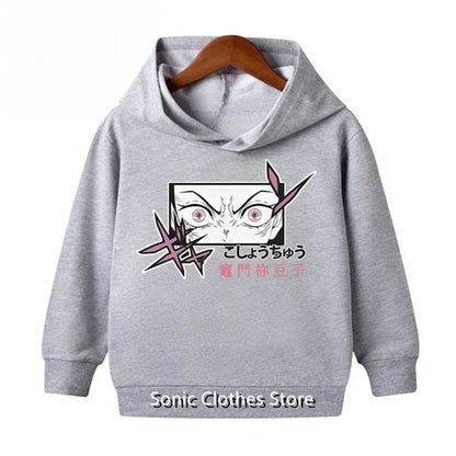 Hot Sale Demon Slayer Anime Hoodie Girls Fashion Manga Streetwear Kawaii Kanroji Mitsuri Sweatshirts Harajuku Comic Boys Clothes