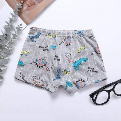 3Pcs/Lot Children Underwear Solid Color Shorts Cotton Boy Boxer Panties Boys Underwear Toddler Underpants