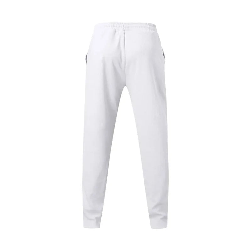 2024Spring American Casual Three-Dimensional Single Pleated Drape Men's Suit Pants Loose Drawstring Track Sweatpants