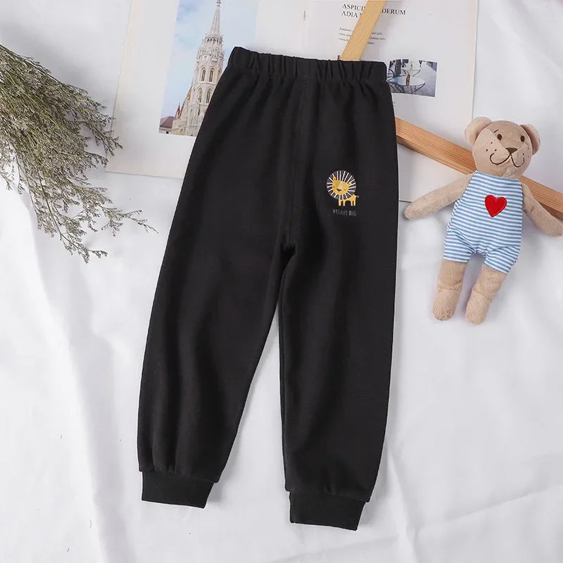 Cotton Children Pants 1 2 3 4 5 Years Baby Boys Girls Leisure Sport Pants Kids Trousers Toddler Sweatpants Dropshipping