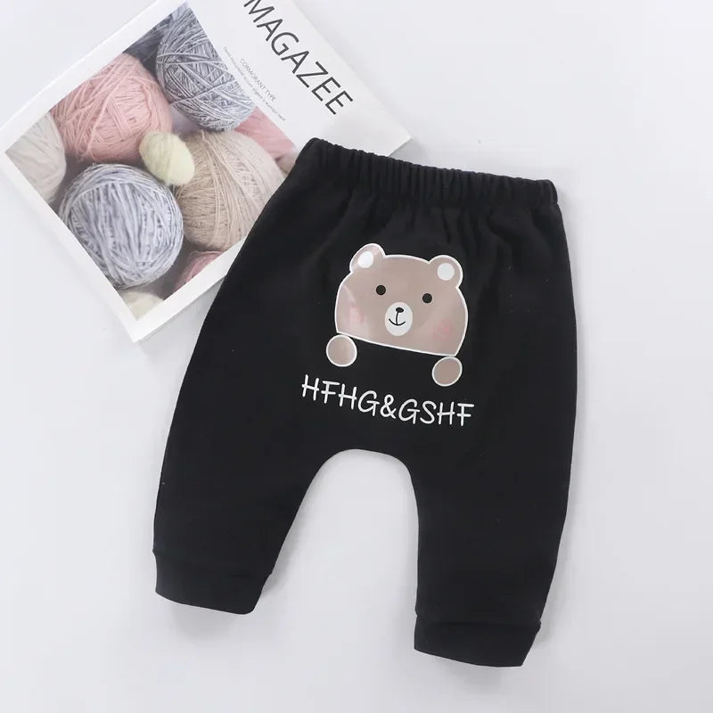 1 Year 2 Year Cotton Baby Pants Spring Autumn Leisure Harem Trousers Baby Boys Little Girls Big PP Pant  Toddler Clothes