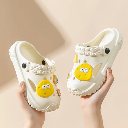 Children's Crocs summer tire non-slip 2024 new slippers outside the home to wear baotou boys and girls soft sole sandals