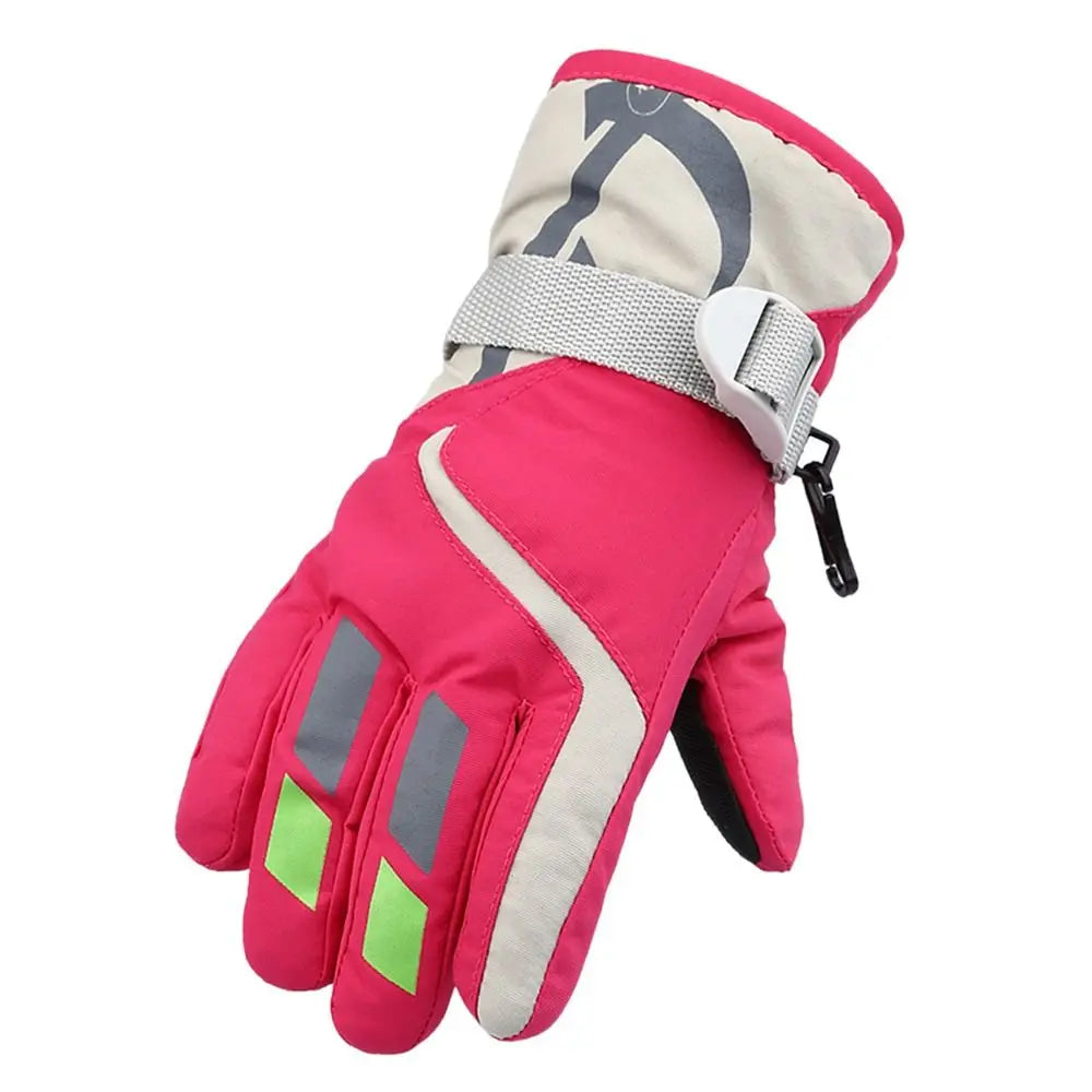 Boy Girls Ski Snowboard Windproof Gloves Children Kids Winter Snow Warm Gloves Waterproof Thicken Keep Warm Winter Must