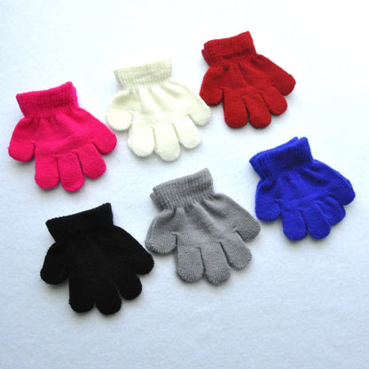 1-3 Year Old Baby Winter Warm Gloves for Toddlers Soft and Comfortable Knitted Mittens for Kids