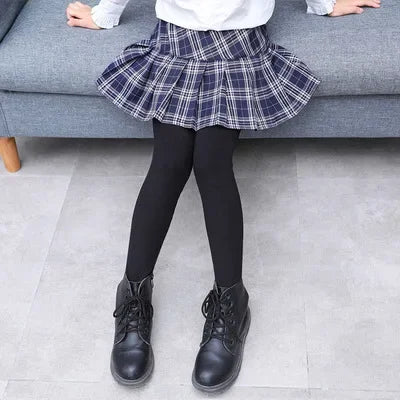 Girls Skirts Pants For Spring Autumn Pantskirt Kids Mesh Leggings Girl Culottes Teenagers Kids Dance Pants Skirt Trousers