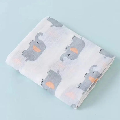 Baby Bath Towel Kids Bathrobe Child Blanket Wrap for Newborn Infant Toddler Boys Girls Gauze Cotton 110*110cm