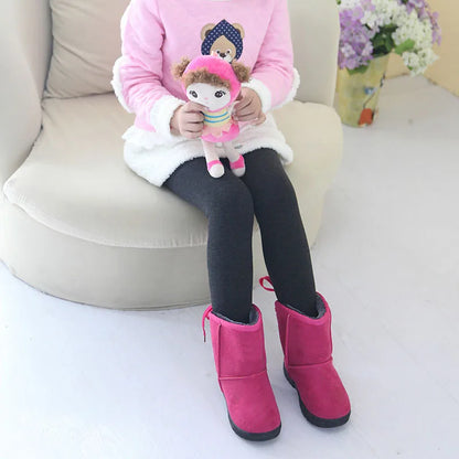 Girls Leggings Thermal Tights Winter Children Kids Thick Warm Stretch Pants