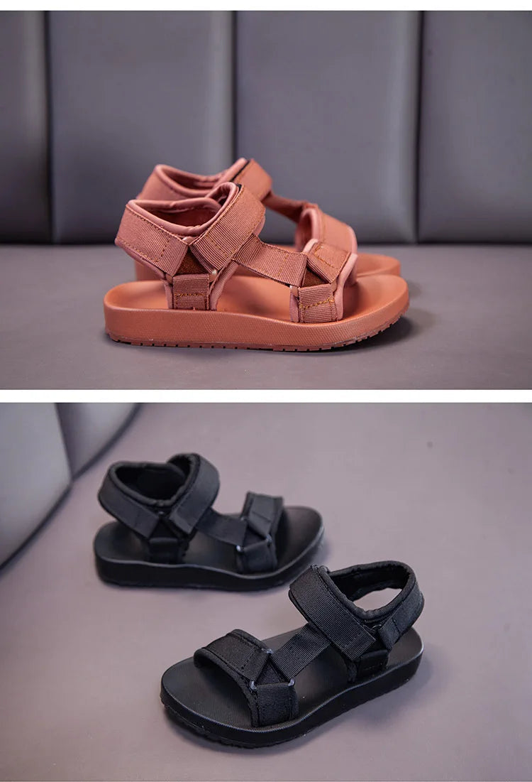 2021 Summer Boys Sandals Casual Children Kids Shoes Rubber School  Breathable Open ToeBoy Beach Sandal