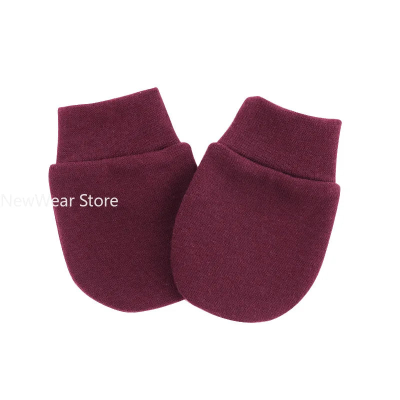 2PCS Baby Anti Scratching Soft Cotton Gloves Newborn Protection Face Scratch Anti-Grab Mittens Kids Infant Handguard Supplies