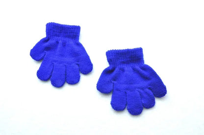 1-3years Children Winter Warm Gloves Baby Girls Baby Boys Toddler Knitted Acrylic Gloves KF198