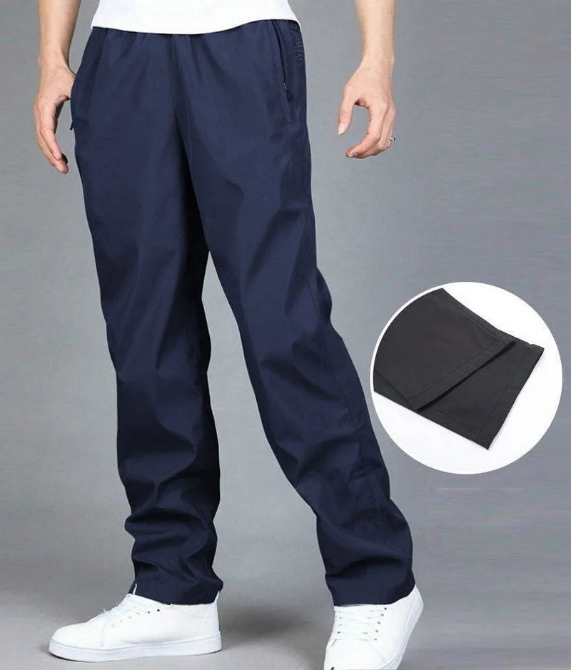 Men's Pants Sweatpant Quick Dry Breathable Pants Spring Sports Trouser Elastic Waist Straight Wide Joggers Running Tracksuit Men