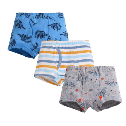 3pcs/set Baby Boys Underwear High quality 100% cotton Panties Kids Short Briefs Children Underpants 2-12Y