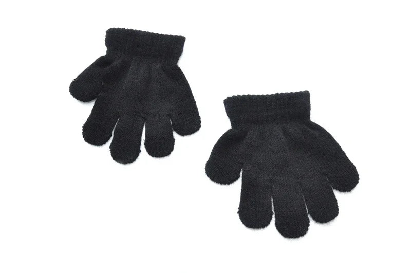 1-3years Children Winter Warm Gloves Baby Girls Baby Boys Toddler Knitted Acrylic Gloves KF198