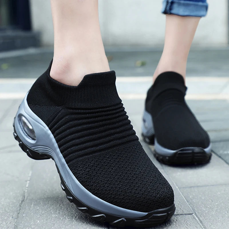 2023 Orthopedic Sneakers for Women Platform White Black Red Walking Shoes Women Women Casual Shoes