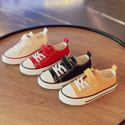 Zapatillas Classic Kid Canvas Shoe Boy Gril Kid Shoes Brand Board Shoe Soft Sole Baby Walking Shoes Trend Vulcanized Shoes Tenis