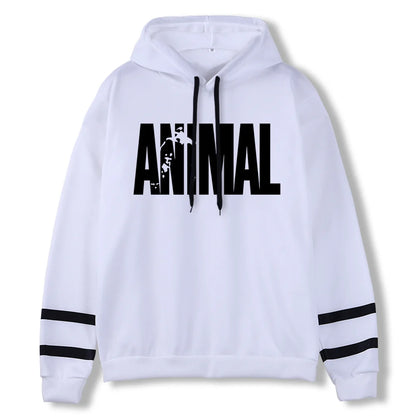 Men's Hoodies ANIMAL Print Sportswear Sweatshirts 2023 Autumn Winter Cotton Top Fashion Quality Male Clothing Casual Pullover