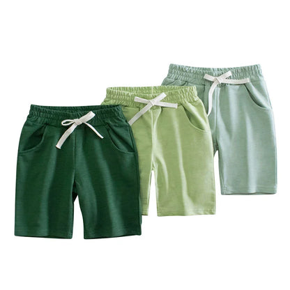 2-7T Children's Shorts Drawstring Solid Boys Girls Summer Trousers Pants Hot Selling Baby Wear Shorts