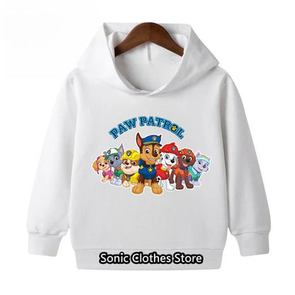 PAW Patrols Hoodie Kids Tops Long Sleeve Clothes Child Boys Girls Clothing Fashion Sweatshirts Spring Baby Boy Clothes