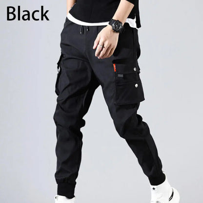 ﻿ Men Cargo Tactical Pants Work Combat Multi-pockets Casual Training Trousers Joggers Hiking Mens Large Size Loose Sports Pants