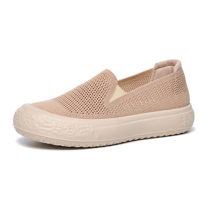 Sneakers Women Casual Shoes Mesh Soft Loafers Bottom Walking Shoes Mom Light Comfortable Footwear Flat Women Shoes 2024