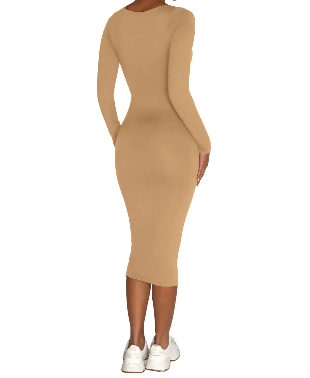 Long Sleeve Bodycon Women's Dress Sexy Party Bandage Long Dresses Thick Differentcolor