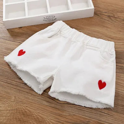 Girls Denim Shorts Teenagers Summer Lace Short Pants Kids Beach Clothes Children's Shorts For Teenage Girls