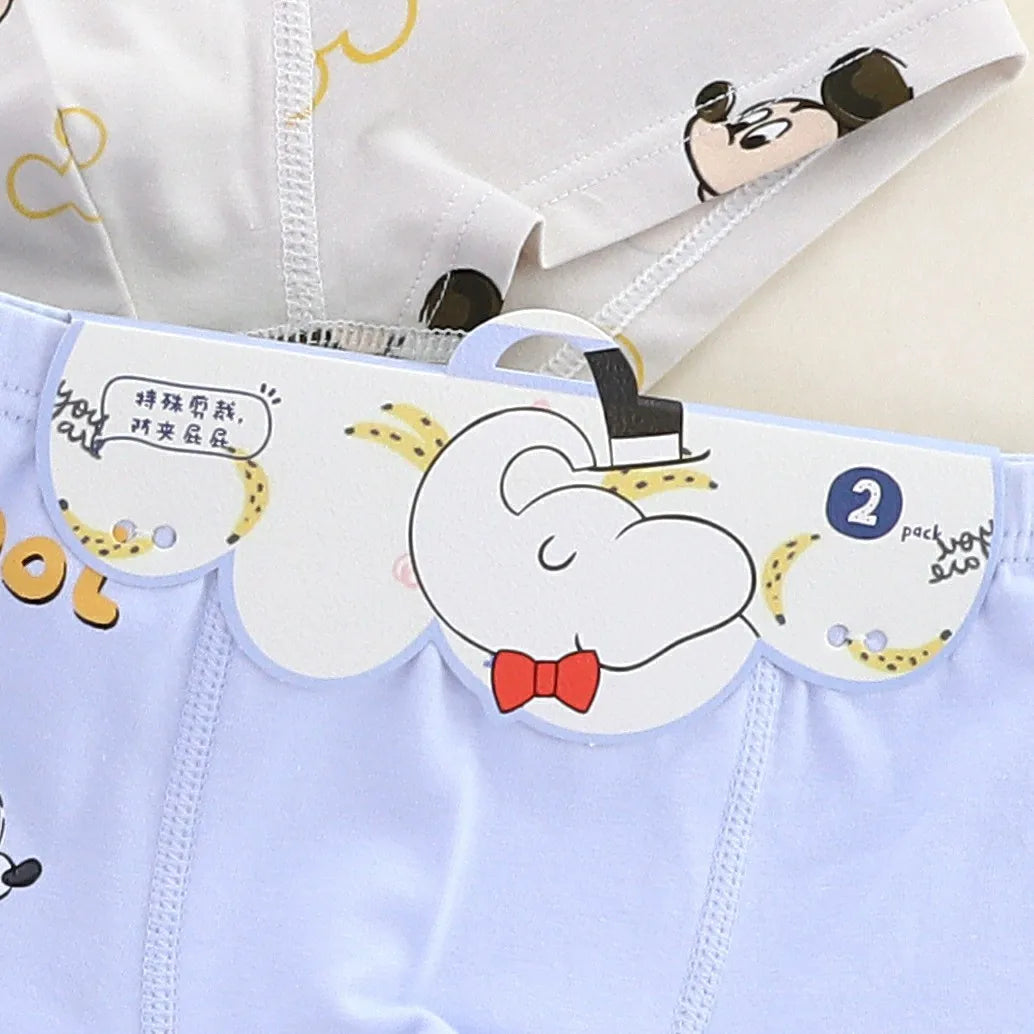 Boys Spring Autumn Underwear Cotton Mickey Mouse Cartoon Pattern Comfort 3-10year kids Underwear