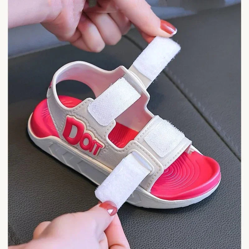 Summer Kids Sandals Baby Boys Shoes Girls Breathable Soft Sole Non-slip Rubber Boys Girls Sandals Toddler Children's Shoes