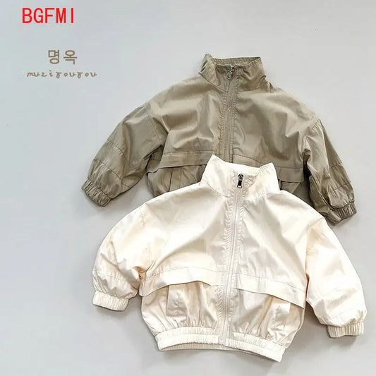 Korean Children's Clothing Autumn 2-9Y Spring Coat Boys Thin Jacket Baby Girl Sun Protection Coats Kids Jackets for Girls