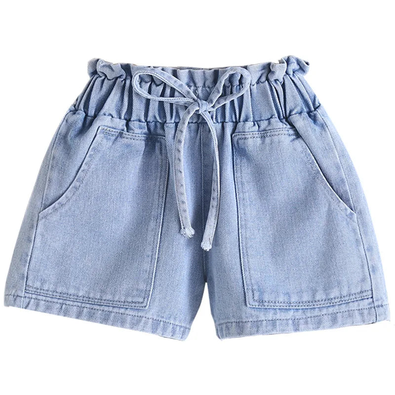 Girls Denim Shorts Teenagers Summer Lace Short Pants Kids Beach Clothes Children's Shorts For Teenage Girls