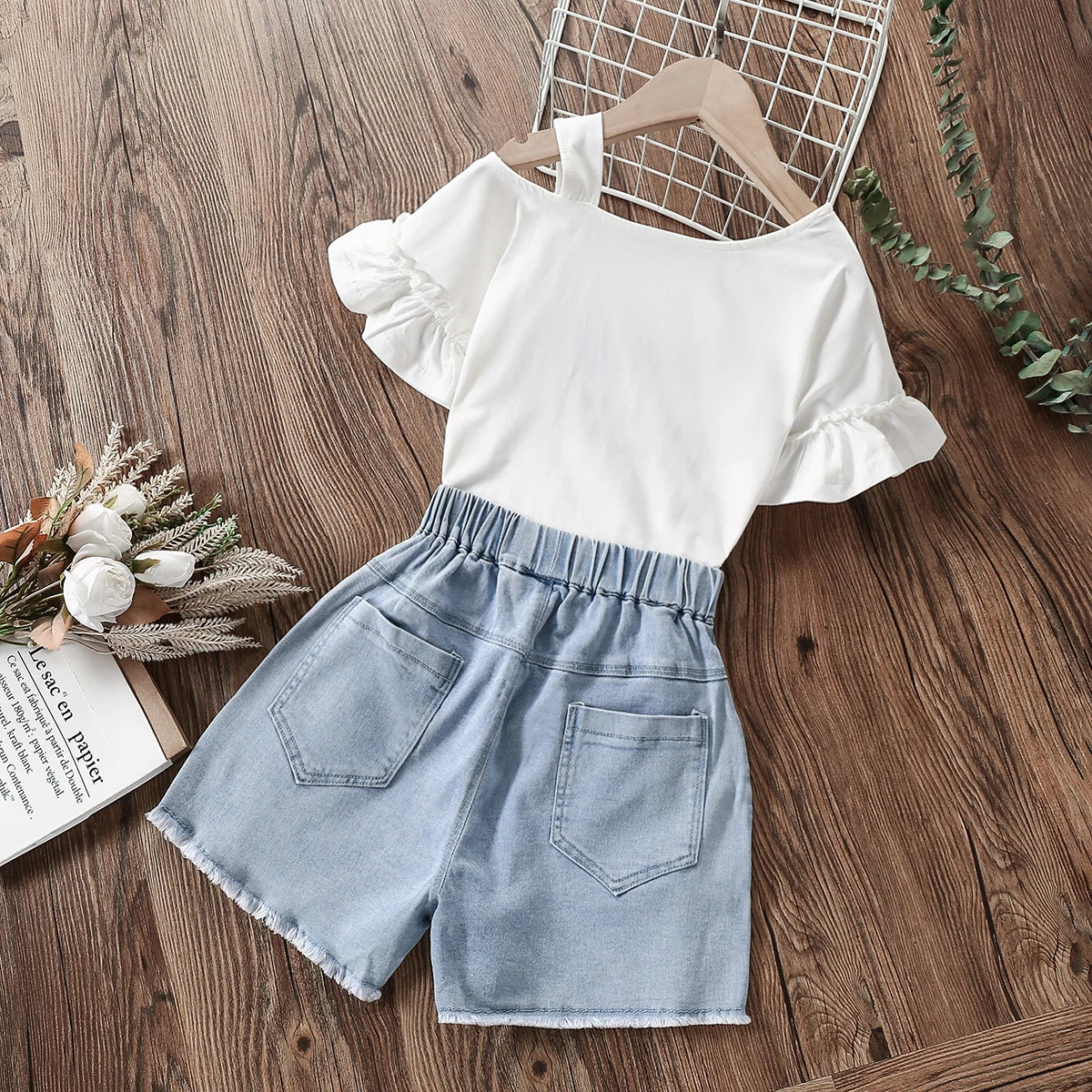 Summer Denim Shorts for Girls Pants Teenagers Trousers Short Jeans Children Clothes Baby Kids Vestidos 6 7 8 9 10 11 12 13 Years