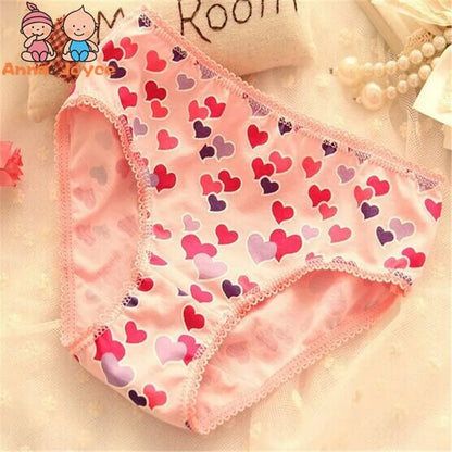 4pcs Girl Panties Kids Underwear Baby Pants Shorts Briefs Cotton Underpants 2-12Years