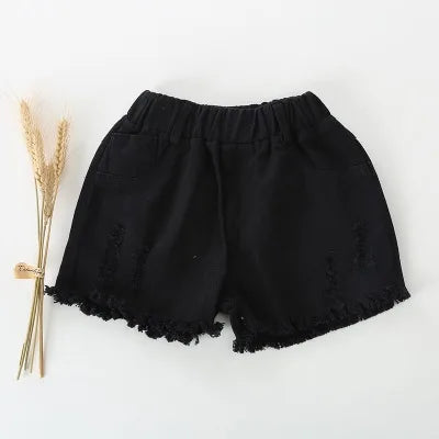 Girls Denim Shorts Teenagers Summer Lace Short Pants Kids Beach Clothes Children's Shorts For Teenage Girls