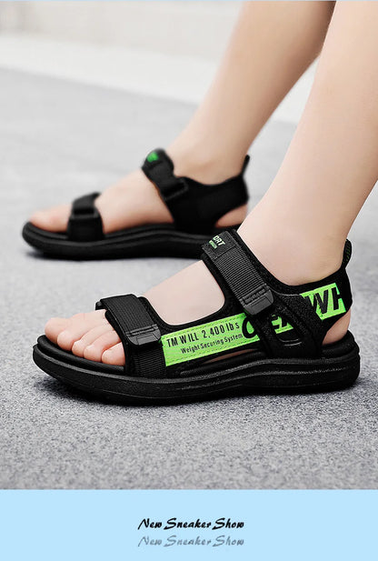 Children Girls Boys Sandals Children Beach Sandals New Non-slip Soft Bottom Breathable Boys Shoes Lightweight Kids Shoes