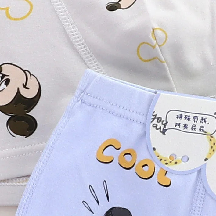 Boys Spring Autumn Underwear Cotton Mickey Mouse Cartoon Pattern Comfort 3-10year kids Underwear