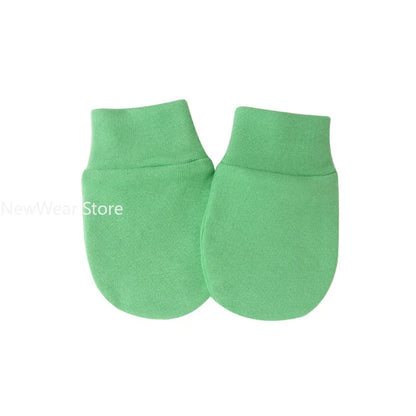 2PCS Baby Anti Scratching Soft Cotton Gloves Newborn Protection Face Scratch Anti-Grab Mittens Kids Infant Handguard Supplies