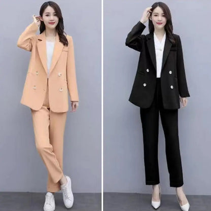 Professional Ol Commuter Style Suit Women Formal Office Attire Set Elegant Women's Business Suit Set with for Formal