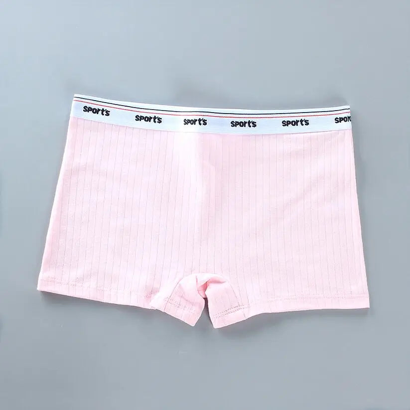 5Pcs/Lot Cotton Soft Underpants Puberty Adolescent Panties Young Pants Kid Panty Teen Girl's Underwear for 8-16 Years