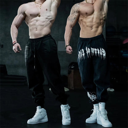 Autumn Spring New Brand Mens Gym Joggers Cotton Pants Streetwear Sweatpants Sport Leggings Trousers Fitness Bodybuilding Bottoms