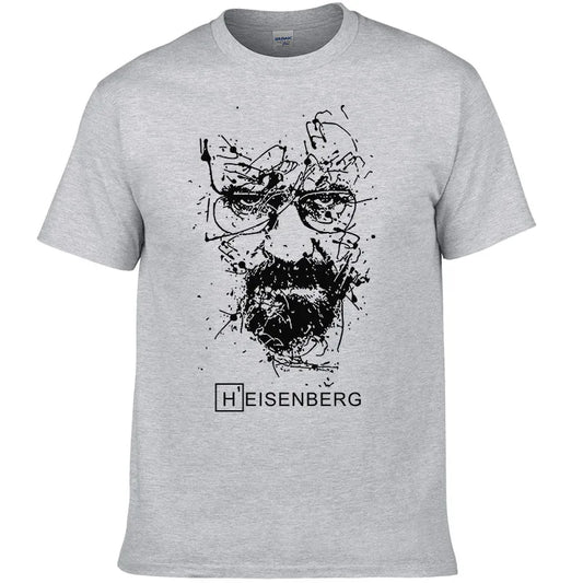 2024 New Fashion Breaking Bad T Shirts Men Heisenberg Camisetas Hombre Men Cool Tee Shirt Tops Short Sleeve Cotton T-shirts #191