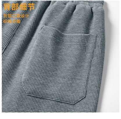 2024 New in Big Size Men's Winter Pant Stretch Fleece Warm Sweatpants Men Sport Jogger Waffle Trouser Large Plus 9XL 10XL Autumn