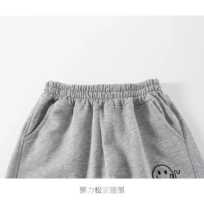 Boys and Girls Pants, Children's Sports Pants, New Style Fleece Thermal Sweatpants, Trendy Outer Wear 4T-14T Kids Clothes